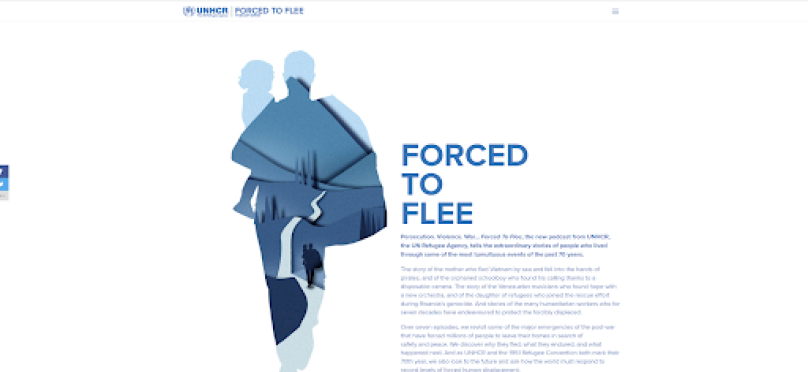 forced to flee