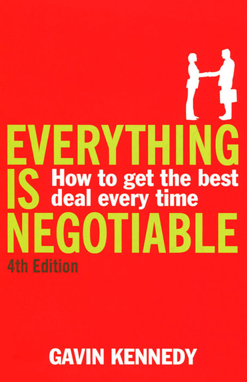 Gavin Kennedy “Everything is Negotiable”