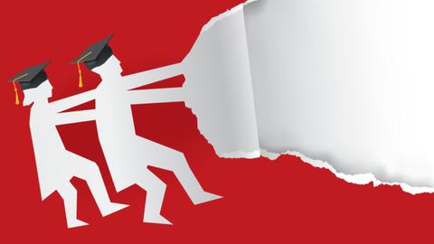 In Großbritannien gab es massive Proteste von Studienbewerbern, die mit unterbewerteten Noten nicht einverstanden sind